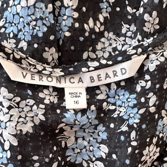 NWOT Veronica Beard Floral Silk blouse - Picture 7 of 10